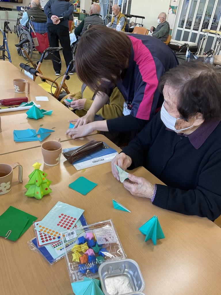 12月の折り紙クラブ